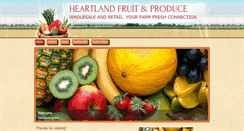 Desktop Screenshot of heartlandfruitandproduce.com